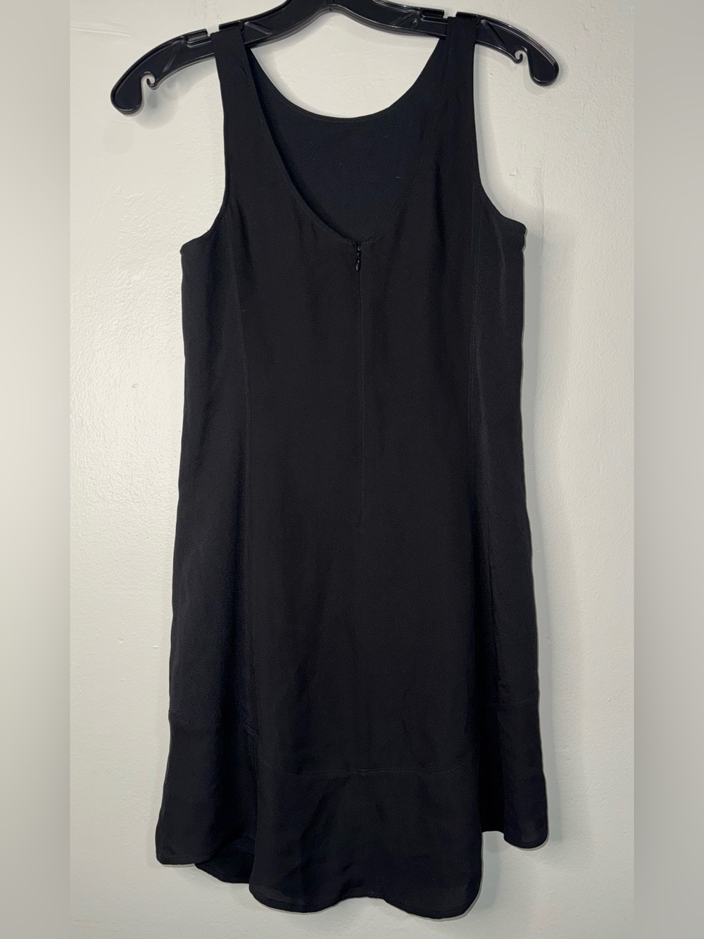 Theory Black Sleeveless Midi Shift Dress - Picture 9 of 13